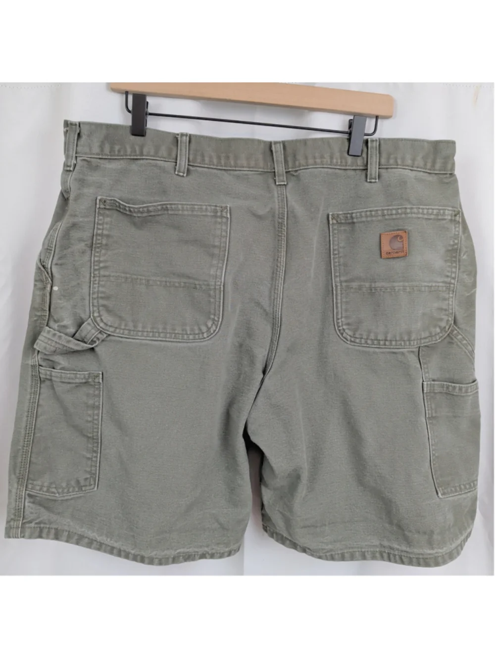 Carhartt B25 Moss Green Canvas Shorts